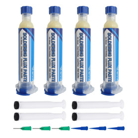 WIVIE Solder Paste Flux, Sans Plomb, Flux De Pâte à Braser Sans Nettoyage Pour Réparer Les Composants SMD/PCB/IC/BGA (40cc) WIVIE Solder Paste Flux, Sans Plomb, Flux De Pâte à Braser Sans Nettoyage Pour Réparer Les Composants SMD/PCB/IC/BGA (40cc)