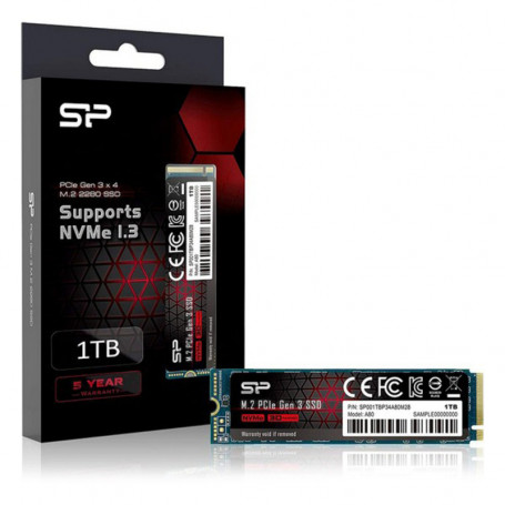 Disque dur Silicon Power SP00P34A80M28 M.2 SSD 149,99 €