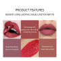SPORTEON 10 couleurs rouge à lèvres Régler Mat Nude Étanche Longue durée, Coffret Maquillage à Lèvres, Cadeau pour les femmes (0
