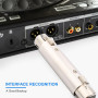 RUNCCI-YUN 4Pcs Adaptateur de changeur de genre XLR vers XLR, coupleur de connecteur XLR mâle à mâle/femelle à femelle à 3 broch