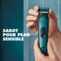 Gillette Intimate Tondeuse Intime Homme I3, Sabot Pour Peau Sensible Et Lames En Métal Inusables, Tondeuse Electrique Etanche Av