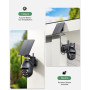 YESYAMO 2K Camera Surveillance WiFi Exterieure sans Fil Solaire, 2.4GHz Camera Exterieur avec Panneau Solaire, 355° PTZ, Vision 