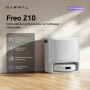 NARWAL Freo Z10 Robot Aspirateur et Laveur avec Système Anti-Enchevêtrement, 15000 Pa, Base Autonome, Nettoyage à 75°C, Séchage 