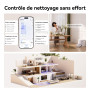 NARWAL Freo Z10 Robot Aspirateur et Laveur avec Système Anti-Enchevêtrement, 15000 Pa, Base Autonome, Nettoyage à 75°C, Séchage 