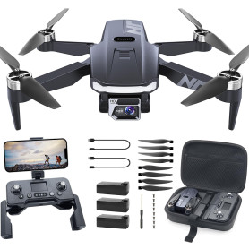Drone GPS NAFYRE N11 PRO avec caméra 4K UHD, 90 min de vol, portée de contrôle longue, retour automatique, suivi automatique, mo