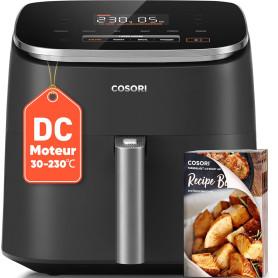 COSORI Air Fryer 9 en 1,TurboBlaze,Machine à Courant Continu,6L Compact,5 Vitesses de Vent Réglables,Friteuse Sans Huile,Économi