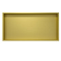 Bernkot Niche murale en acier inoxydable doré 60 x 30 x 10 cm