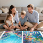MOZOOSON Rangement Puzzle, Dossier de Puzzles pour 1000 pièces Grande capacité Portable avec 25 Poches, Accessoires de Puzzle ét
