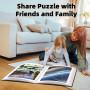 MOZOOSON Rangement Puzzle, Dossier de Puzzles pour 1000 pièces Grande capacité Portable avec 25 Poches, Accessoires de Puzzle ét