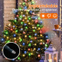 SALCAR Guirlande Lumineuse LED pour Sapin de Noêl, exterieur Etanche Guirlande LED Sapin Décoration (1,5-5m sapin) pour Décorati