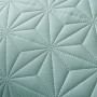 Whale Flotilla Couvre-Lit 260x280 cm avec 2 Taies d'oreiller, Dessus de Lit Gaufré Doux Léger avec Motif Géométrique pour 4-Sais