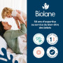 BIOLANE - Gel douche bebe corps et cheveux 2 en 1 - 750ml - 97% Origine Naturelle - Doux - Peaux Sensibles - Fabriqué en France