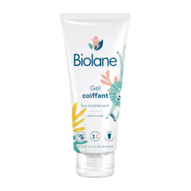 BIOLANE - Gel Cheveux Coiffant - Bébé - Nouveau Packaging - Effet Mouillé - Fixe les Cheveux Fins - Coiffure - Ingrédients Natur