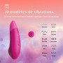 Womanizer Enhance 2-en-1 Suceur de clitoris | Vibromasseur avec Stimulateur Clitoridien à succion | Sex Toy aspirant pour femme 