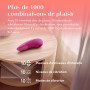 Womanizer Enhance 2-en-1 Suceur de clitoris | Vibromasseur avec Stimulateur Clitoridien à succion | Sex Toy aspirant pour femme 