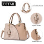 FORRICA Sac à Main Élégant Carreaux Sacs à Bandoulière Dames Mode Sac portés Main PU Cuir Sac Fourre-Tout avec Pendentif Rhombus