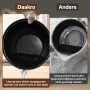 Daakro Fondeur de cire 220 V, 1,8 l, intelligent, avec 160 accessoires, pot de fusion électrique avec plusieurs niveaux de puiss