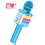 Avaxtt Micro Enfant sans Fil Bluetooth - 5 Effets Vocaux, Lumières LED Syncronisées - pour Filles/Garçons 3-15 Ans - Meilleur Jo