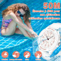 TENOCK Montre De Sport pour Femmes Montre Analogique à Quartz pour Hommes Montre éTanche 50M avec Veilleuse