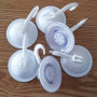 FANGZIDM 6 Pièces Crochets Ventouse 70MM Muraux Cintres Réutilisables Étanche et Non Marquants pour Manteaux Écharpes Serviettes