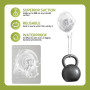 AzureRay Lot de 4 Crochets à Ventouse Extra Solides et Réutilisables, Pour Fenêtre, Verre, Salle de Bain et Cuisine,Transparent