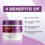 Karseell Violet Masque Cheveux Neutralise Les Reflets Jaunes, Répare Les Cheveux Abîmés, pour Cheveux Blonds, Platine, Blancs Ou