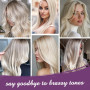 Karseell Violet Masque Cheveux Neutralise Les Reflets Jaunes, Répare Les Cheveux Abîmés, pour Cheveux Blonds, Platine, Blancs Ou