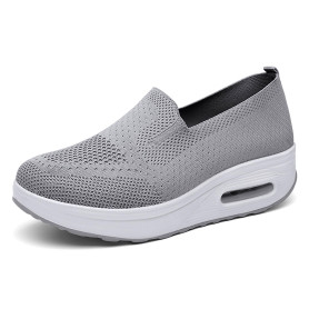 Femmes Minceur Chaussures Taille 35-42eu Marche Baskets Plate-Forme Chaussures Poids Air Léger Engrener Elastic Sports en Yoga à