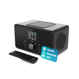 Radio Internet WiFi avec Bluetooth | Radio Dab Plus & FM | 100W 2.1 Caisson de Basse Interne pour Xtra Bass | Spotify Connect & 