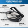 StarBlue Machine à Roti 25,4 cm avec chauffe-roti gratuit et poignée amovible – Chapati, tortilla, Roti AC220-240 V 50/60 Hz 120