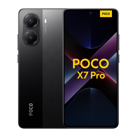 XIAOMI Smartphone POCO X7 Pro,12+512GB,Noir,caméra Principale 50MP avec OIS, Batterie 6000mAh avec Hypercharge 90W, IP68, foncti