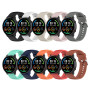 CHULN 10 Pièces Bracelet pour Xiaomi Watch - 22mm Silicone Réglable Sport pour Mi Watch/S1/S1 Active/Color Sport