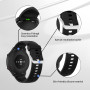 CHULN 10 Pièces Bracelet pour Xiaomi Watch - 22mm Silicone Réglable Sport pour Mi Watch/S1/S1 Active/Color Sport
