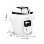 Moulinex Cookeo Infinity, Air fryer + multicuiseur sous pression, Mélange automatique, 19 programmes, Blanc, CE9821F0