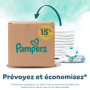 Pampers Harmonie, Taille 1, 180 Couches, 2-5kg, Protection Douce Pour La Peau Avec 100% D’Absorption Pampers, Pack 1 Mois