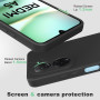 binandteam Coque pour Xiaomi Redmi A5 4G (6.88") avec 2 Verre Trempé Protection écran,Housse Liquide Souple en Silicone TPU Anti