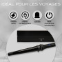 Corioliss | Glamour Wand Digital| Fer à Friser pour femmes | Curling long et court cheveux | Baguette conique céramique professi