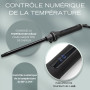 Corioliss Style Stick Fer à boucler Baril conique professionnel en céramique avec contrôle de la température
