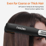 Faszin Lisseur Cheveux avec Plaques en Titane Lisse, Fer a Lisser Négatifs Ions Protect, 20S Chauffe Rapide, Écran LCD, Voltage 