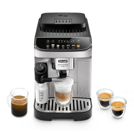 De'Longhi Magnifica Evo ECAM292.81.SB, Machine à Café avec carafe à lait, 7 Boutons Tactiles pour Cappuccino, Expresso et Autres