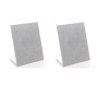 Acrylic Lot de 2 présentoirs pour colliers,Support de Collier,affichage pour colliers,affichage de bijoux en forme de L,élégant 