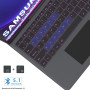 VANKEYPAD Étui Clavier pour Samsung Galaxy Tab S10 Ultra/S9 Ultra/S8 Ultra 14.6" - 7 Couleurs Rétroéclairées Tablette Coque sans