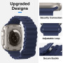 Astorgos 5Pack Bracelet de Sport Océan en Silicone Compatible avec Apple Watch Ultra 3/2/1 49mm 46mm 45mm 44mm 42mm, iWatch SE3/