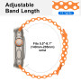 Astorgos 5Pack Bracelet de Sport Océan en Silicone Compatible avec Apple Watch Ultra 3/2/1 49mm 46mm 45mm 44mm 42mm, iWatch SE3/