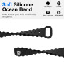 Astorgos 5Pack Bracelet de Sport Océan en Silicone Compatible avec Apple Watch Ultra 3/2/1 49mm 46mm 45mm 44mm 42mm, iWatch SE3/