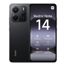 XIAOMI Smartphone Redmi Note 14,8+128GB,Noir,108Système de caméra MP IA,Batterie 5500mAh,écran de Soins oculIAres 120Hz,fonction