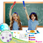 Kit de Bingo Magnétique-700 Jetons Loto(19mm) & 7 Bâtons De Bingo Magnétiques -Jeu Éducatif pour Enfants et Accessoire Pratique 