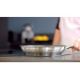 Tefal Virtuoso Poêle Wok 28 cm, Garantie 10 ans, Induction, Acier inoxydable de qualité premium, Surface non revêtue, Saisie par