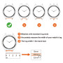 ANNEFIT Bracelets de Montres Silicone, Bracelet de Rechange en Caoutchouc à Dégagement Rapide 18mm 20mm 22mm, Boucle en Acier In