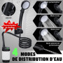 Spopal Kit Douche de Camping, Douche Portable,Pompe de Douche Électrique Rechargeable,Imperméable, avec Afficheur Intelligent et